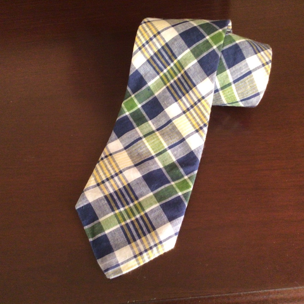 Men’s Cotten plaid necktie by savoy by Nordstrom